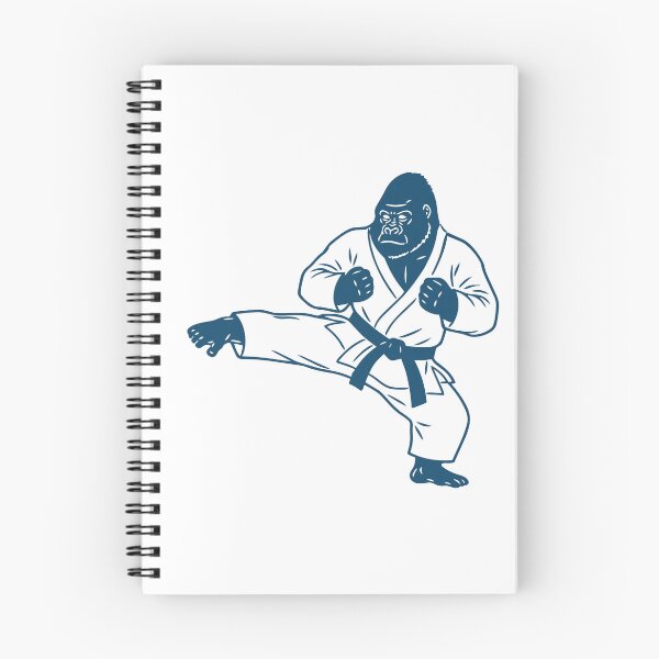 Item preview, Kick of Grace: Indigo Gorilla Karate - Bold Graphic designed and sold by j-touch-bold.