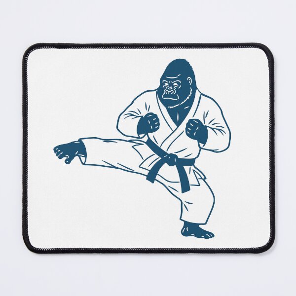 Item preview, Kick of Grace: Indigo Gorilla Karate - Bold Graphic designed and sold by j-touch-bold.