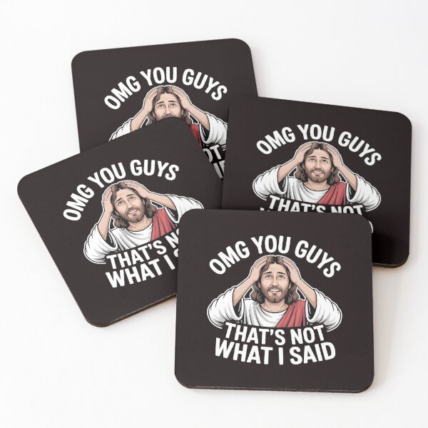Item preview, OMG You Guys That's Not What I Said – Christian Bible Humor Sarcastic Religious Joke designed and sold by Redgiant87x.
