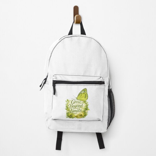 Item preview, Grow Beyond Limits – Butterfly Nature Aesthetic Inspirational Quote Design designed and sold by Babadesign48.