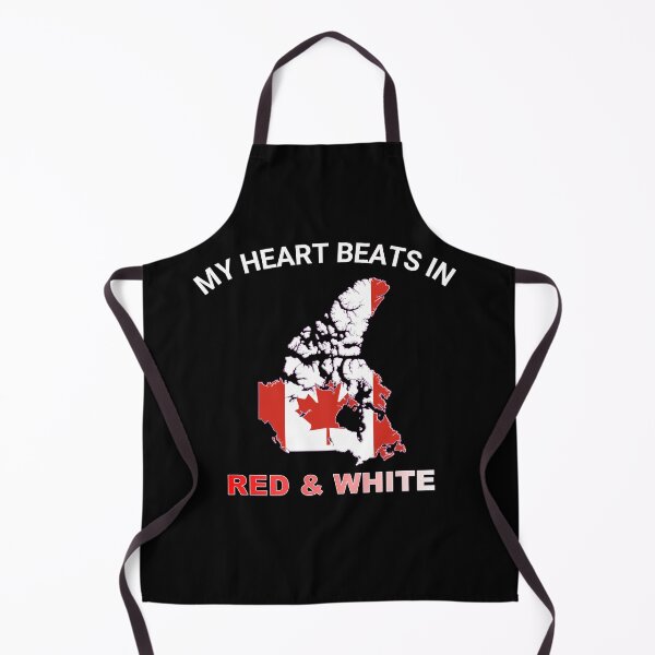 Item preview, Canada Maple Leaf - My Heart Beats in Red and White designed and sold by FancifulDesign.