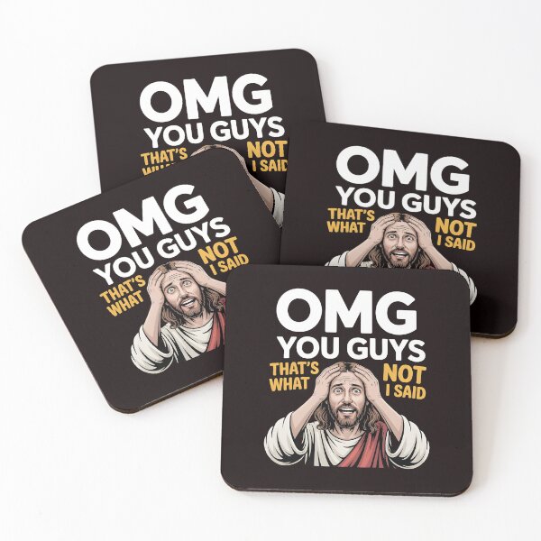 Item preview, OMG You Guys That's Not What I Said – Christian Sarcastic Religious Humor designed and sold by Redgiant87x.