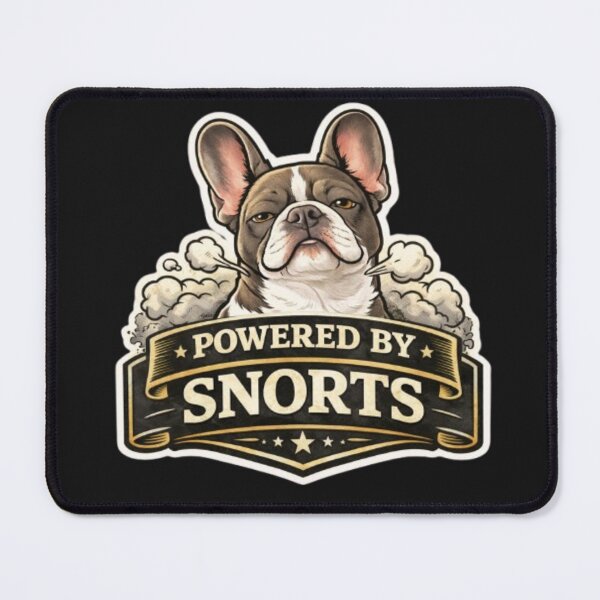 Item preview, French Bulldog Owners Club – Powered By Snorts Funny Frenchie Humor Design designed and sold by Frenchie Fever.