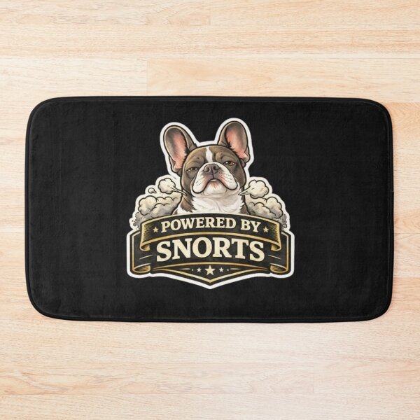 Item preview, French Bulldog Owners Club – Powered By Snorts Funny Frenchie Humor Design designed and sold by Frenchie Fever.