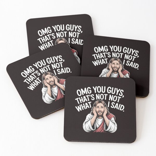 Item preview, OMG You Guys That's Not What I Said – Sarcastic Bible Humor Religious Joke designed and sold by Redgiant87x.