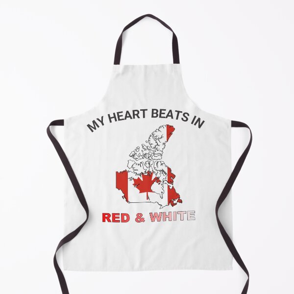 Item preview, Canada Maple Leaf - My Heart Beats in Red and White designed and sold by FancifulDesign.