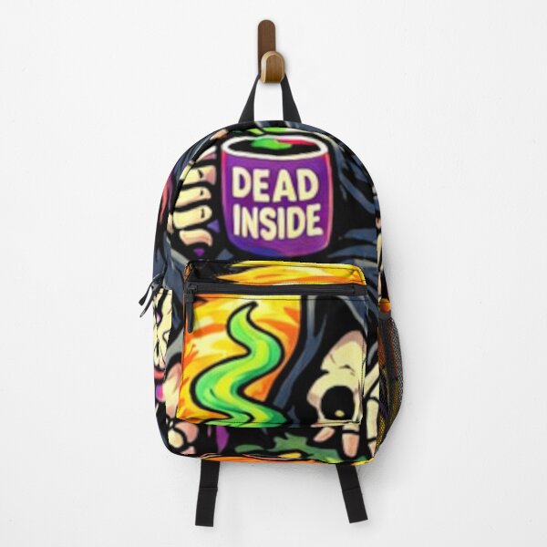 Item preview, Dead Inside Grim Reaper – Dark Humor Skeleton with Coffee designed and sold by MariDonna.