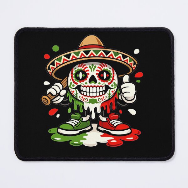 Item preview, Mexican Calavera Baseball Drip Cinco de Mayo Boys Kids designed and sold by clothesy7.