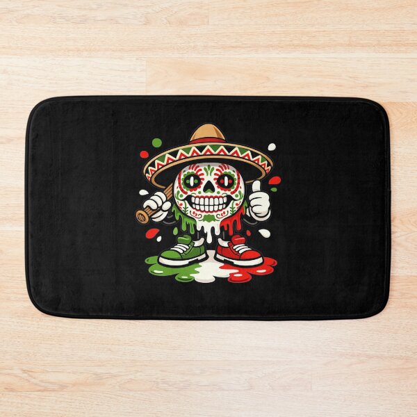 Item preview, Mexican Calavera Baseball Drip Cinco de Mayo Boys Kids designed and sold by clothesy7.