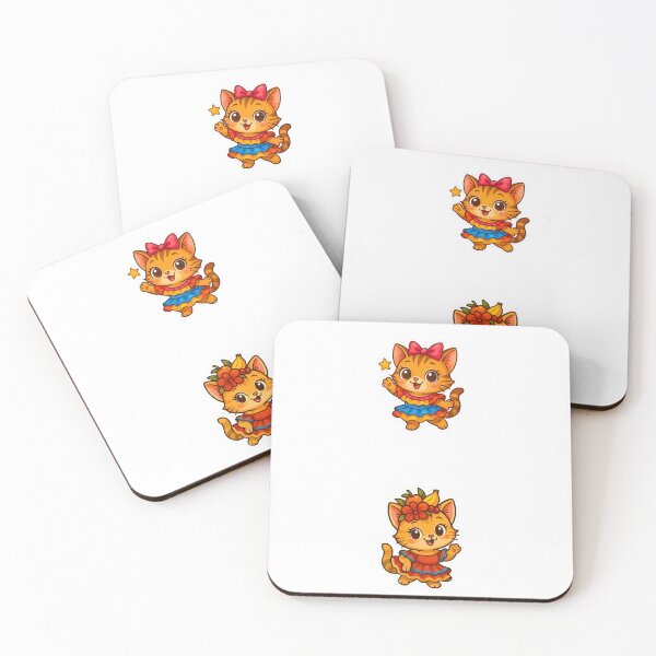 Item preview, Tropical Samba Cats Collection – Cute Latin Dancer Kittens designed and sold by Good Vibes .