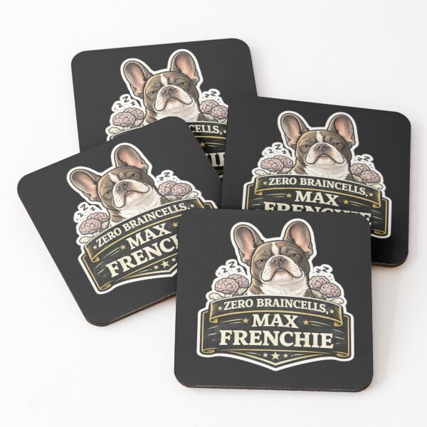 Item preview, French Bulldog Owners Club – Zero Braincells Max Frenchie Funny Meme Dog Design designed and sold by Frenchie Fever.