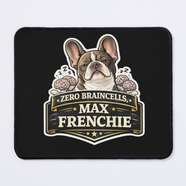 Item preview, French Bulldog Owners Club – Zero Braincells Max Frenchie Funny Meme Dog Design designed and sold by Frenchie Fever.