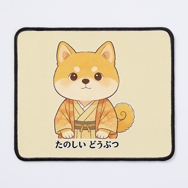 Item preview, Kawaii Shiba Inu Kimono Art Happy Animal Illustration designed and sold by zzz888.