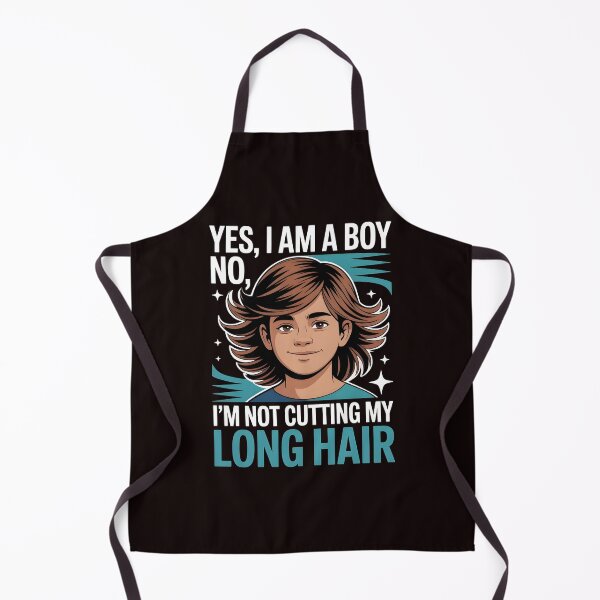 Item preview, Yes, I Am A Boy No, I'm Not Cutting My Long Hair – Boys With Long Hair Statement designed and sold by Redgiant87x.