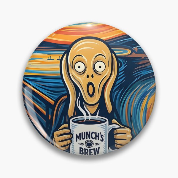 Item preview, Munch’s Morning Brew – Caffeinated Scream designed and sold by GreatPeopleMind.