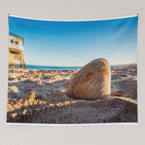 Item preview, Old Orchard Beach Maine — Coastal Rock and Pier at Sunrise designed and sold by MDCCo.