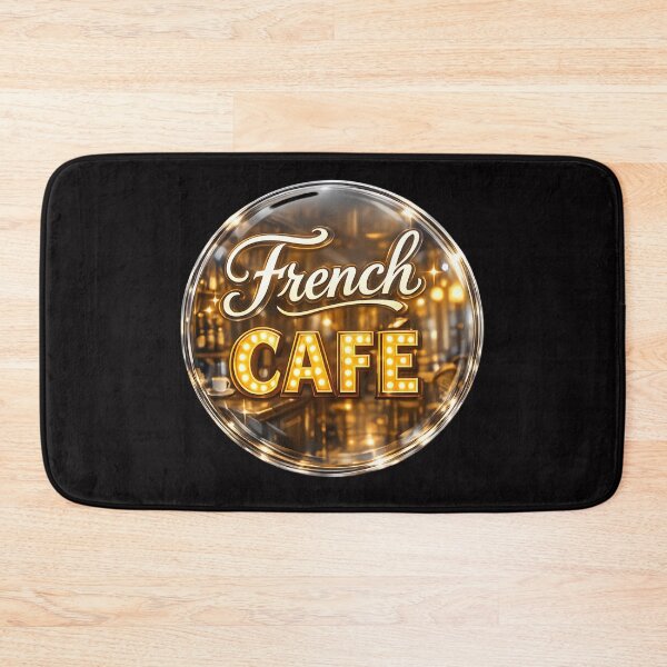 Item preview, French Café 5D Glass Marquee Sign – Parisian Coffee Aesthetic designed and sold by Imagetore.