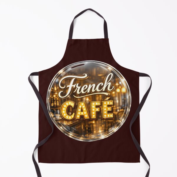 Item preview, French Café 5D Glass Marquee Sign – Parisian Coffee Aesthetic designed and sold by Imagetore.