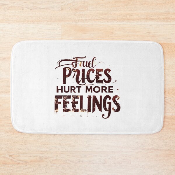 Item preview,  Fuel prices hurt more than my feelings Brown Vintage Text designed and sold by JR_Concept.