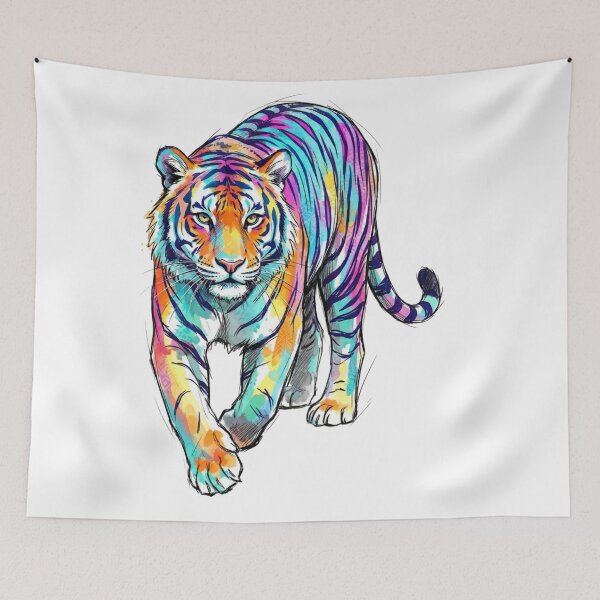 Item preview, A forest with tigers designed and sold by PP&RAINBOW SHOP.