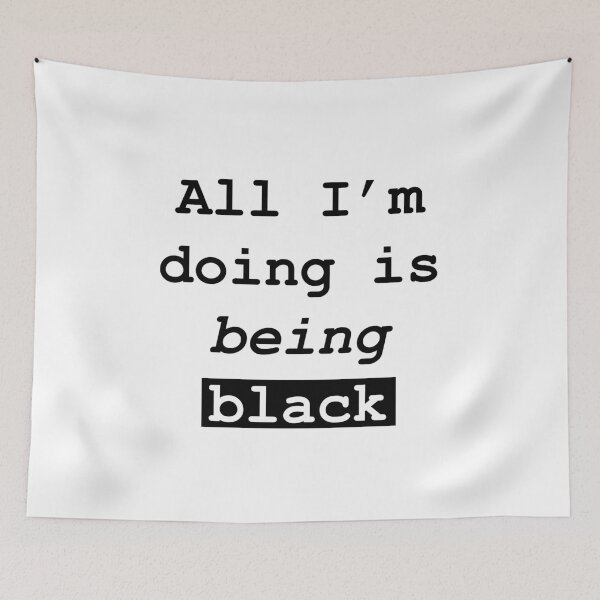 Item preview, I'm being Black design designed and sold by GetItGiftIt.