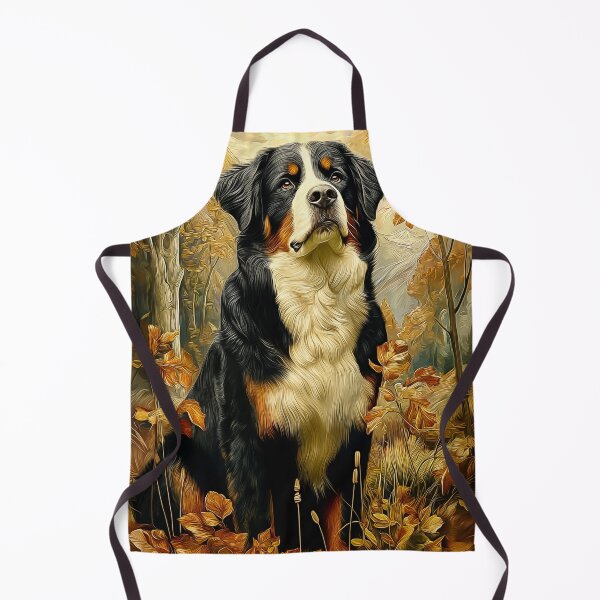 Item preview, Bernese Mountain Dog in Autumn Forest designed and sold by PetsArt.
