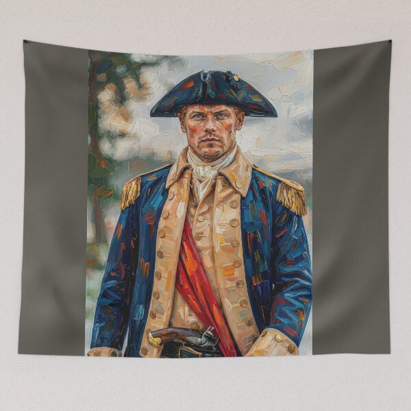 Item preview, Outlander painting of Jamie MacKenzie Fraser designed and sold by davidelder.
