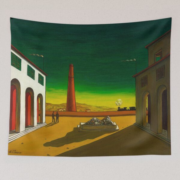 Item preview, Piazza d'Italia by Giorgio de Chirico (1952) designed and sold by DONTSPACEAWAY.