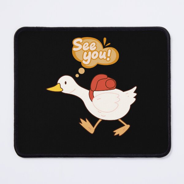 Item preview, Cute Cartoon Duck Saying See You designed and sold by BenVibe.