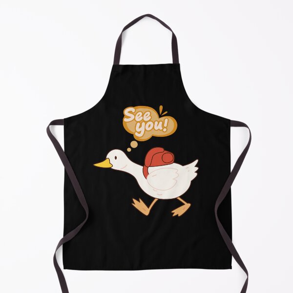 Item preview, Cute Cartoon Duck Saying See You designed and sold by BenVibe.