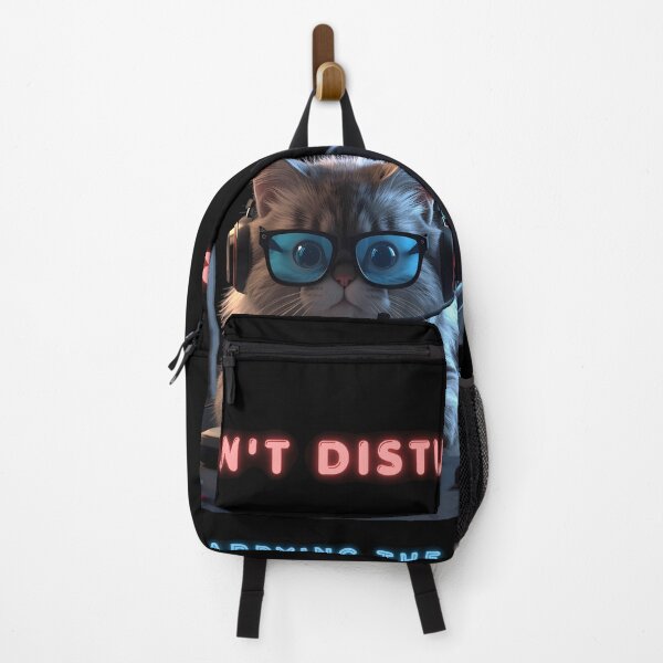 Item preview, Gamer Cat Carrying The Team Don't Disturb designed and sold by Quotable Gear.