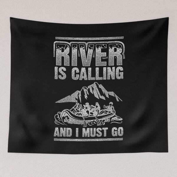 Item preview, Whitewater Rafting The River Is Calling Raft designed and sold by LarkDesigns.