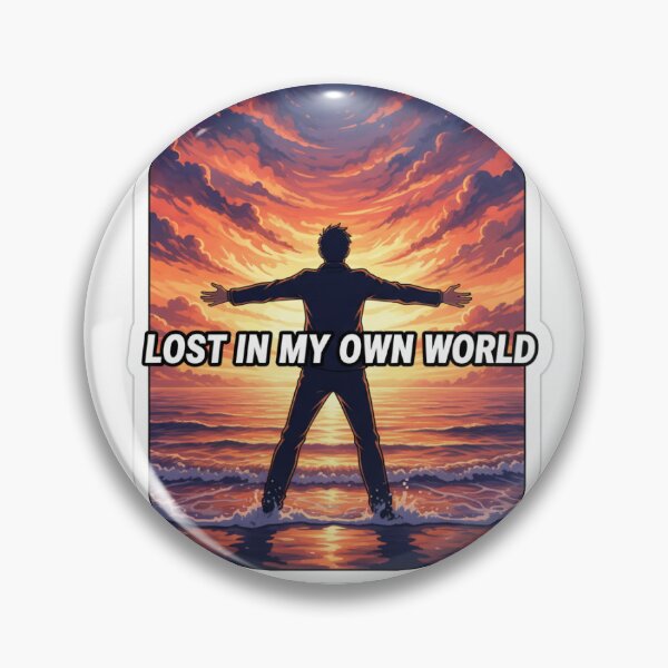 Item preview, LOST IN MY OWN WORLD designed and sold by Doodlory.