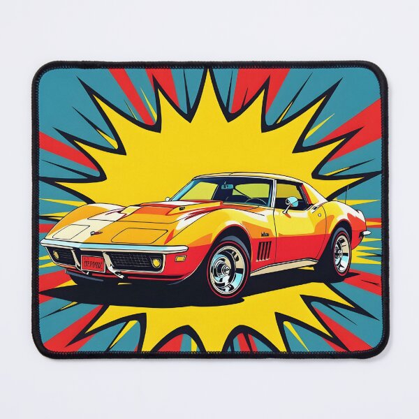 Item preview, Psychedelic Speed: Retro C3 Corvette Pop Art Print designed and sold by rgagliardi2017.