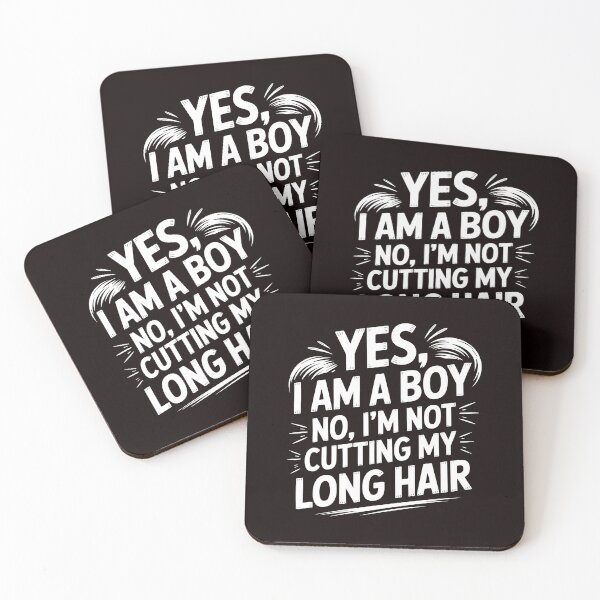 Item preview, Yes, I Am A Boy No, I'm Not Cutting My Long Hair – Long Hair Statement For Boys designed and sold by Redgiant87x.