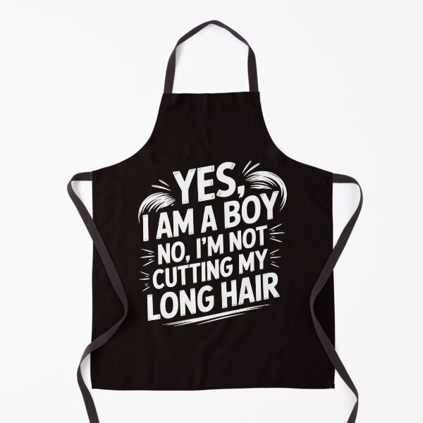 Item preview, Yes, I Am A Boy No, I'm Not Cutting My Long Hair – Long Hair Statement For Boys designed and sold by Redgiant87x.