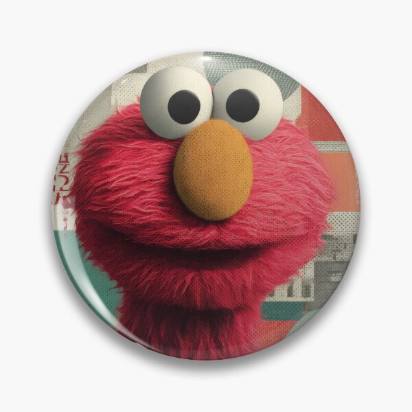 Item preview, Elmo Retro Japanese Kanji  designed and sold by AnimeArsenalPrints.
