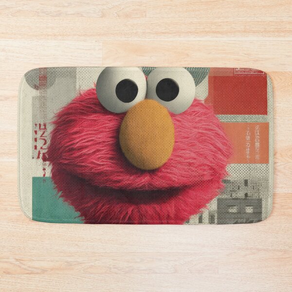 Item preview, Elmo Retro Japanese Kanji  designed and sold by AnimeArsenalPrints.