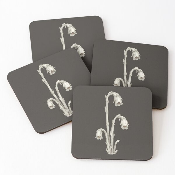 Item preview, Ghost Pipe – Minimalist Botanical Illustration designed and sold by Ombrya.