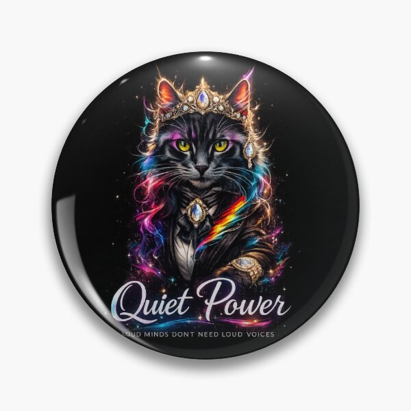 Item preview, Quiet Power Cat – Introvert Boss Aesthetic – Strong Silent Woman Energy Design designed and sold by sumodesign.