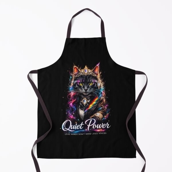 Item preview, Quiet Power Cat – Introvert Boss Aesthetic – Strong Silent Woman Energy Design designed and sold by sumodesign.