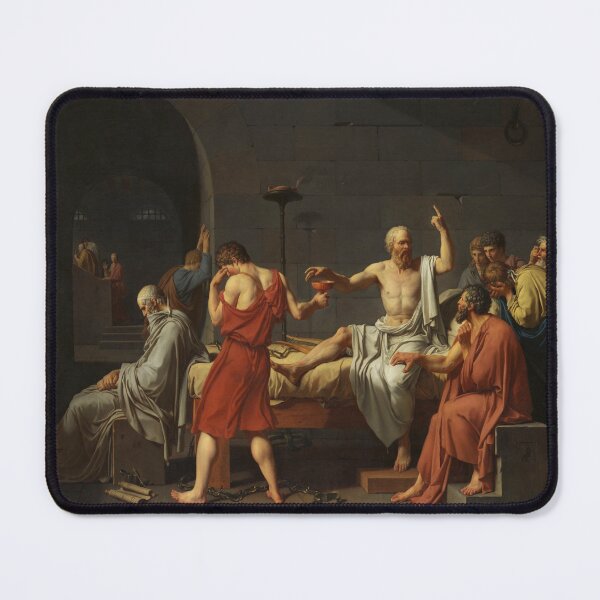 Item preview, The Death of Socrates designed and sold by DONTSPACEAWAY.