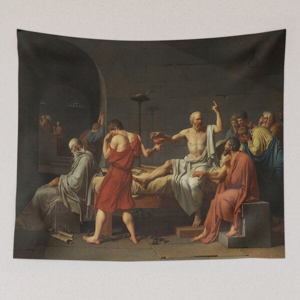 Item preview, The Death of Socrates designed and sold by DONTSPACEAWAY.