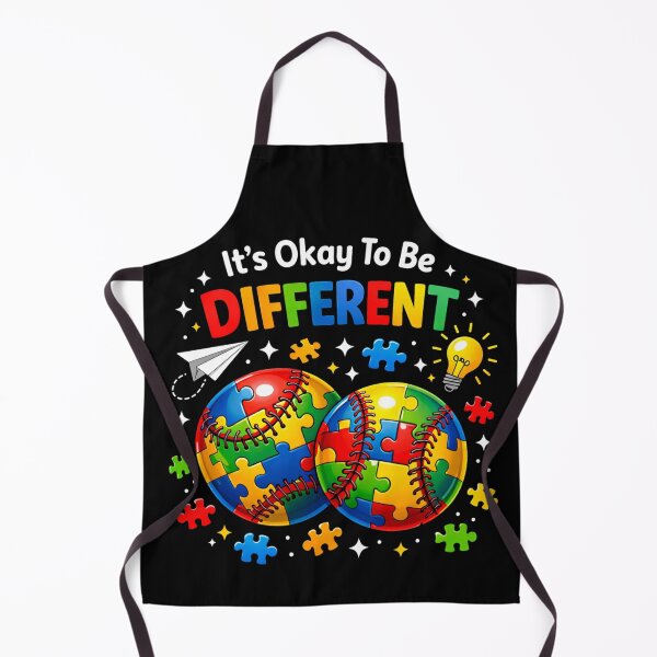 Item preview, Colorful Puzzle Baseball Art - Its Okay To Be Different Awareness Design designed and sold by axiksa10.