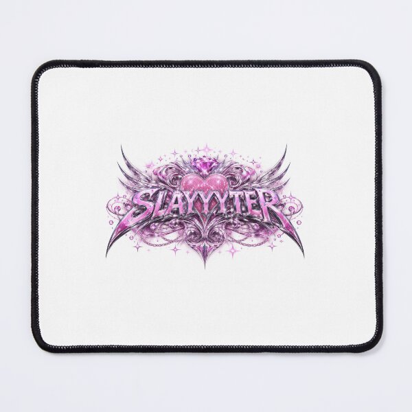 Item preview, Y2K Chrome Pink Slayyyter Logo Design designed and sold by Krishkhatri312.