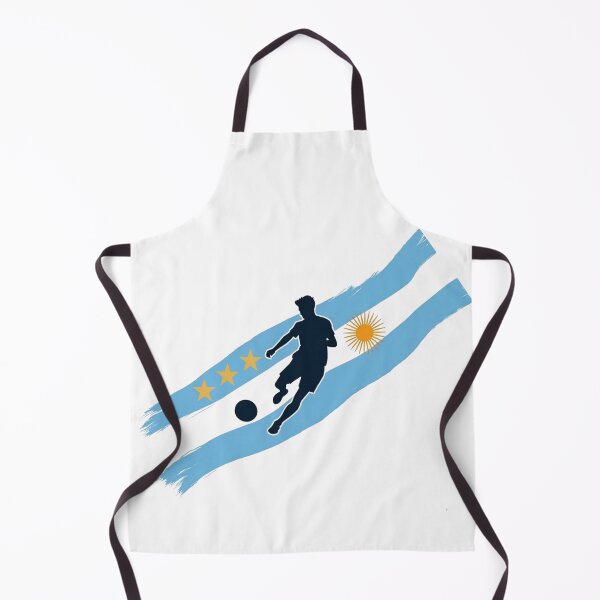 Item preview, Argentina Soccer Player Silhouette Three Stars Art designed and sold by PMTaurus.