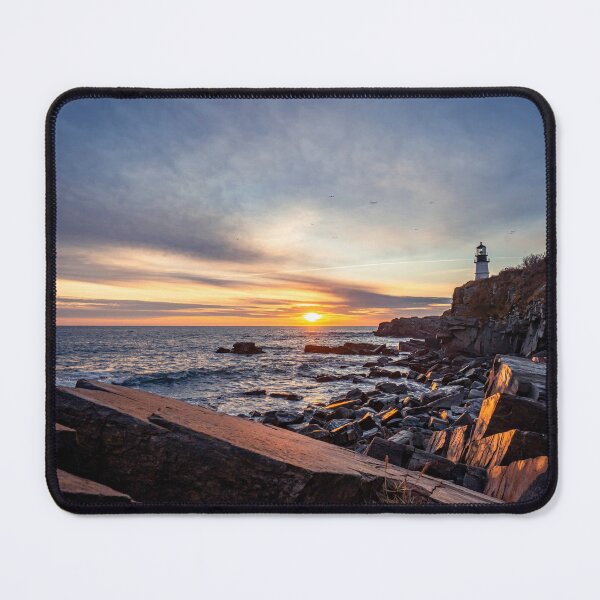 Item preview, Portland Head Light Sunrise — Cape Elizabeth Maine Coastal Seascape designed and sold by MDCCo.