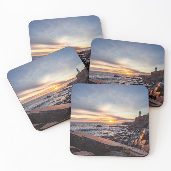 Item preview, Portland Head Light Sunrise — Cape Elizabeth Maine Coastal Seascape designed and sold by MDCCo.