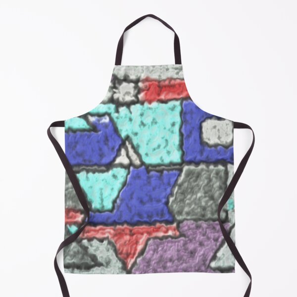 Item preview, modern mosaic flow bubbly matte colorful geometric abstract design designed and sold by SmashingDeals.