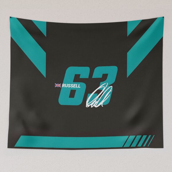 Item preview, George Russell F1 Green And Black #63 designed and sold by MOBI-CASE.